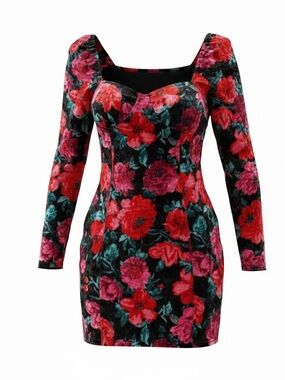 Steve Madden Y2K velvet floral dress!